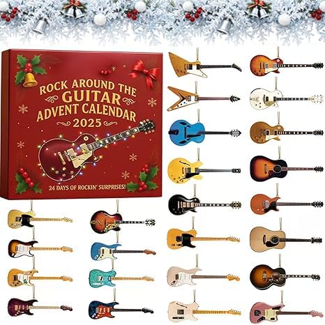 Glosrity™ Guitar Legends Advent Calendar 2025