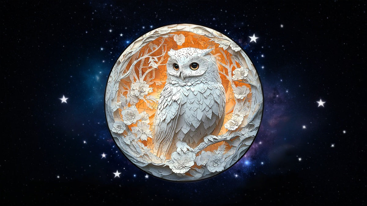 Glosrity™ Luna Owl Puzzle